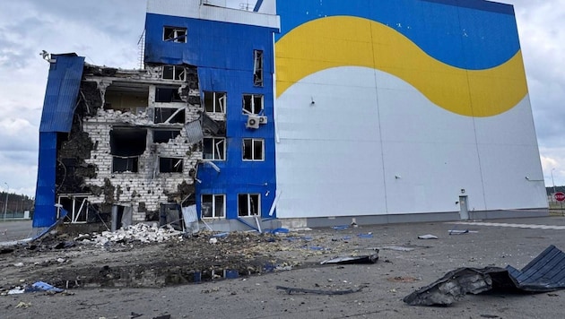 „Russland hat absichtlich genau diese Anlage der nuklearen Infrastruktur getroffen“, meint der ...