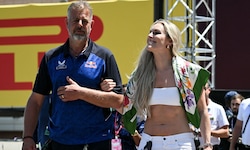 Lindsey Vonn unterstützte das Red-Bull-Team in Monaco.