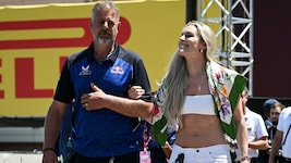 Lindsey Vonn unterstützte das Red-Bull-Team in Monaco.
