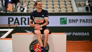 Alexander Zverev gewann die French Open. 