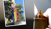 Die Regenbogenfahne auf dem Dach der Glaubenskirche in Simmering wurde schon mehrmals zum ...