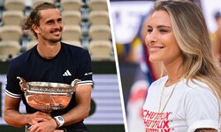 Alexander Zverev holte seinen ersten Grand-Slam-Titel und erhielt von Sophia Thomalla eine ...