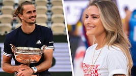 Alexander Zverev holte seinen ersten Grand-Slam-Titel und erhielt von Sophia Thomalla eine ...