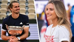 Alexander Zverev holte seinen ersten Grand-Slam-Titel und erhielt von Sophia Thomalla eine ...