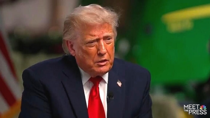 US-Präsident Donald Trump legte keine Beweise für seine wieder aufgewärmten Behauptungen, dass ...
