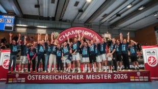Vöslau krönten sich erstmals zum Handball-Meister.