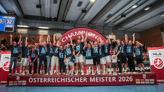 Vöslau krönten sich erstmals zum Handball-Meister.