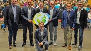 Helmut Mall (Bürgermeister St. Anton am Arlberg), Gerhard Eichhorn (Vize-Direktor und ...