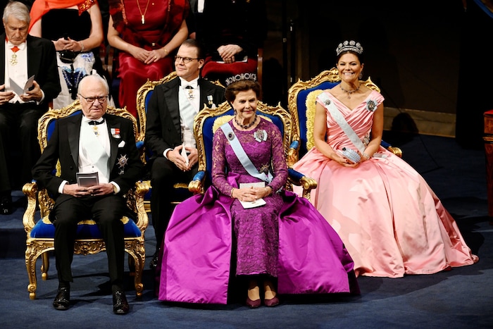 Die Königsfamilie bei der Nobelpreisverleihung 2022