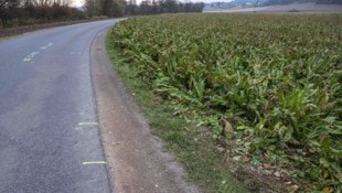 Genau hier geschah am 7. November der schreckliche Unfall.