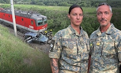 Sie brachten das zweijährige Kind aus der Gefahrenzone des gecrashten Zugs: Christoph Dumfart ...