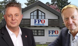 FPÖ-Obmann Alexander Petschnig (li.) unter Druck? Parteiintern wird über ein Comeback von Johann ...