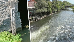 Krone KREATIV/Klaus Kreuzer, Christian Jauschowetz Neun von zehn Flusspegeln verzeichnen derzeit Niedrigwasser (am Bild die Mur).