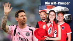 Die WM-Camper fingen die Messi-Mania ein.