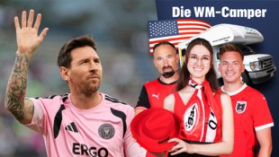 Die WM-Camper fingen die Messi-Mania ein.