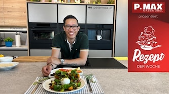 Heute beim Rezept der Woche: Spitzenkoch Peter Lehner verfeinert das frische Sommergericht mit ...