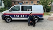 Polizeihund „Nox“ nahm die Fährte des geflohenen Häftlings auf. 