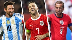 Lionel Messi, Marko Arnautovic und Harry Kane sind bereit für die WM. 