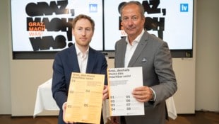 Das IV-Führungsduo Kurt Maier (re.) und Christoph Robinson