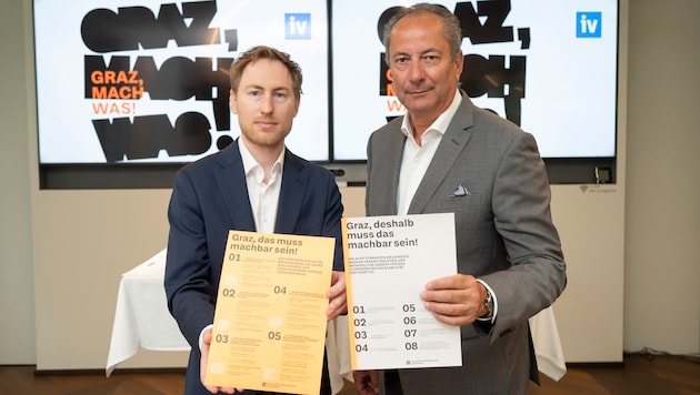 Das IV-Führungsduo Kurt Maier (re.) und Christoph Robinson