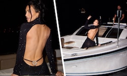 Neckisch: Kim Kardashians rückenfreies Kleid mit integriertem String-Tanga sorgt auch nach dem ...