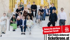 Cast und Leading Team von „Tosca“ beim offiziellen Probenstart der Oper im Steinbruch 2026.