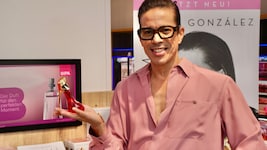 TV-Juror und Energiebündel Jorge González präsentierte seine neue „Prisma“-Parfum-Kreation in ...