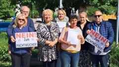 Die Hauptvertreter der Initiative, die nun einen Anwalt eingeschaltet hat.