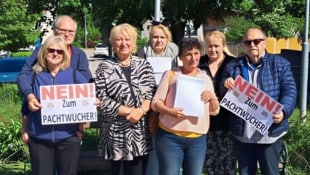 Die Hauptvertreter der Initiative, die nun einen Anwalt eingeschaltet hat.