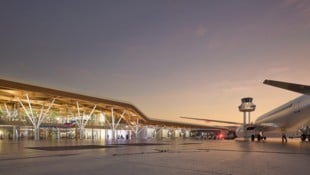Blick in die Zukunft: Im Terminal 2, der derzeit nur im Winter geöffnet ist, wird es ab 2033 ...