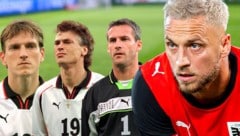Andi Herzog und Toni Polster (von links) hat er schon übertrumpft – jetzt steht Marko Arnautovic ...