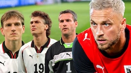 Andi Herzog und Toni Polster (von links) hat er schon übertrumpft – jetzt steht Marko Arnautovic ...