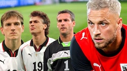 Andi Herzog und Toni Polster (von links) hat er schon übertrumpft – jetzt steht Marko Arnautovic ...