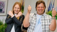 Wollen mit ihrer Internet-Karriere weitermachen: Peter Franz Gruber und Sophie Möslinger haben ...