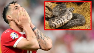 Granit Xhaka muss auf dem Trainingsgelände gewaltig aufpassen.