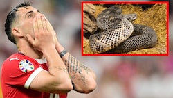 Granit Xhaka muss auf dem Trainingsgelände gewaltig aufpassen.