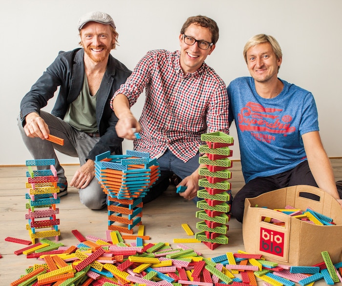 Die Gründer Dietmar Kreil, Stefan Friedrich und Hannes Frech arbeiten seit 2015 am gemeinsamen ...