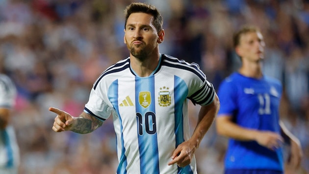 In his comeback against Iceland, Lionel Messi immediately made his mark on the game.