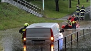 Menschenrettung bei einer Unterführung in Knittelfeld
