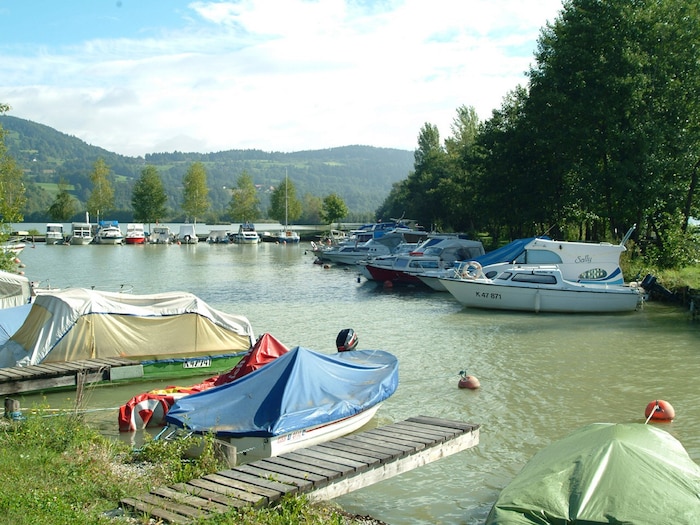 Der Hafen vom Völkermarkter Stausee