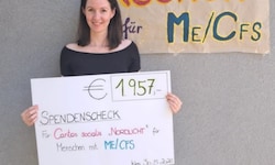 Julia G. ist glücklich: Sie sammelte fast 2000 Euro für Leidensgenossen.