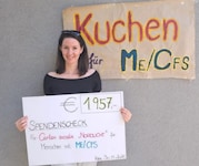 Julia G. ist glücklich: Sie sammelte fast 2000 Euro für Leidensgenossen.