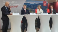 Von links: Thomas Weninger, Michael Ludwig, Susanne Kaltenegger und Kurt Wallner 