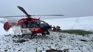 Mit dem Notarzthubschrauber RK-2 wurde der Schwerverletzte in die Klinik nach Murnau geflogen.