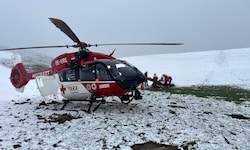 Mit dem Notarzthubschrauber RK-2 wurde der Schwerverletzte in die Klinik nach Murnau geflogen.
