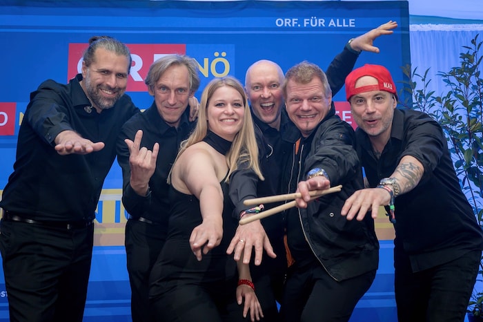 Die Lindner-Band sorgte bei der Challenge-Feier für die passende Musik.