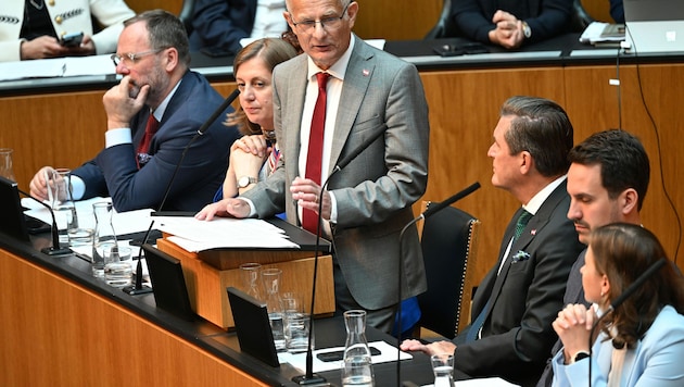 Bundesminister Markus Marterbauer (SPÖ) erntete für seine Budgetrede nicht nur Lob.