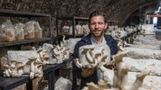 Daniel Konrad im geschichtsträchtigen Stollen, der 213 Jahre alt ist