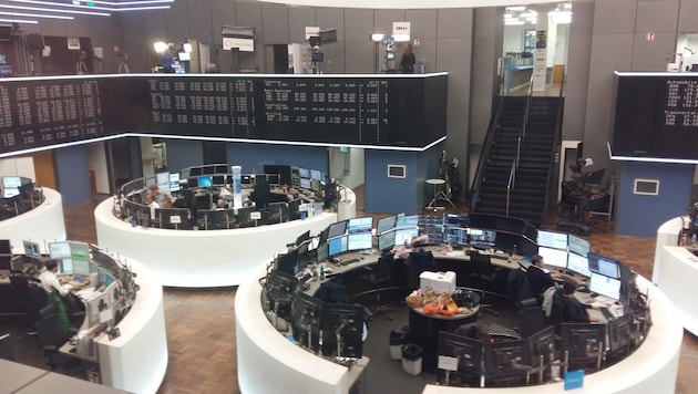 An der Deutschen Börse ist von einer Wirtschaftskrise wenig zu spüren.