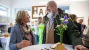 Chefin Michaela Gadermayr mit HAI-Mitbegründer und ehemaligem Bewährungshelfer Peter Lindinger.